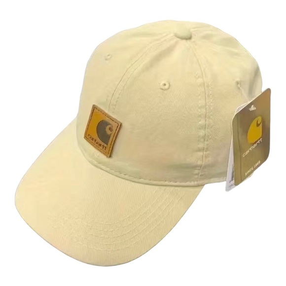 ๐ Carhartt Khaki Adjustable Canvas Baseball Cap | One Size - Picture 2 of 3